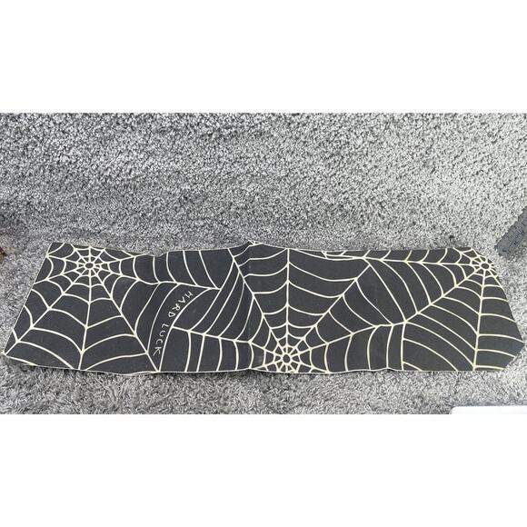 Hard Luck Reverse Web Skateboard Grip Tape Andy Roy Black/Clear Halloween - Picture 1 of 6